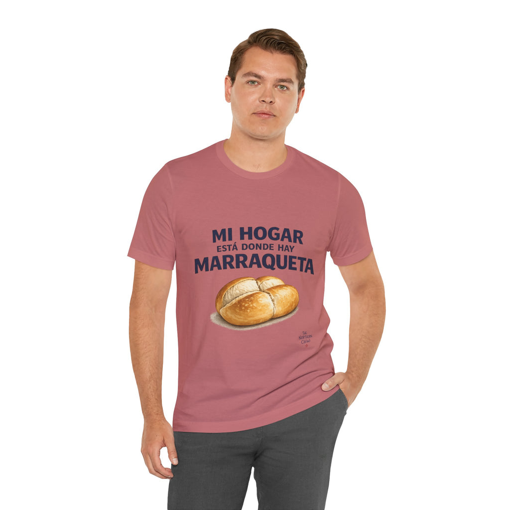 Mi Hogar Está Donde Hay Marraqueta T-Shirt — Chilean Bread Lover Tee