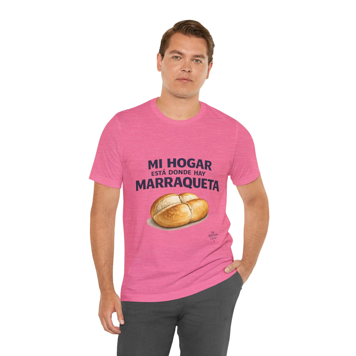 Mi Hogar Está Donde Hay Marraqueta T-Shirt — Chilean Bread Lover Tee