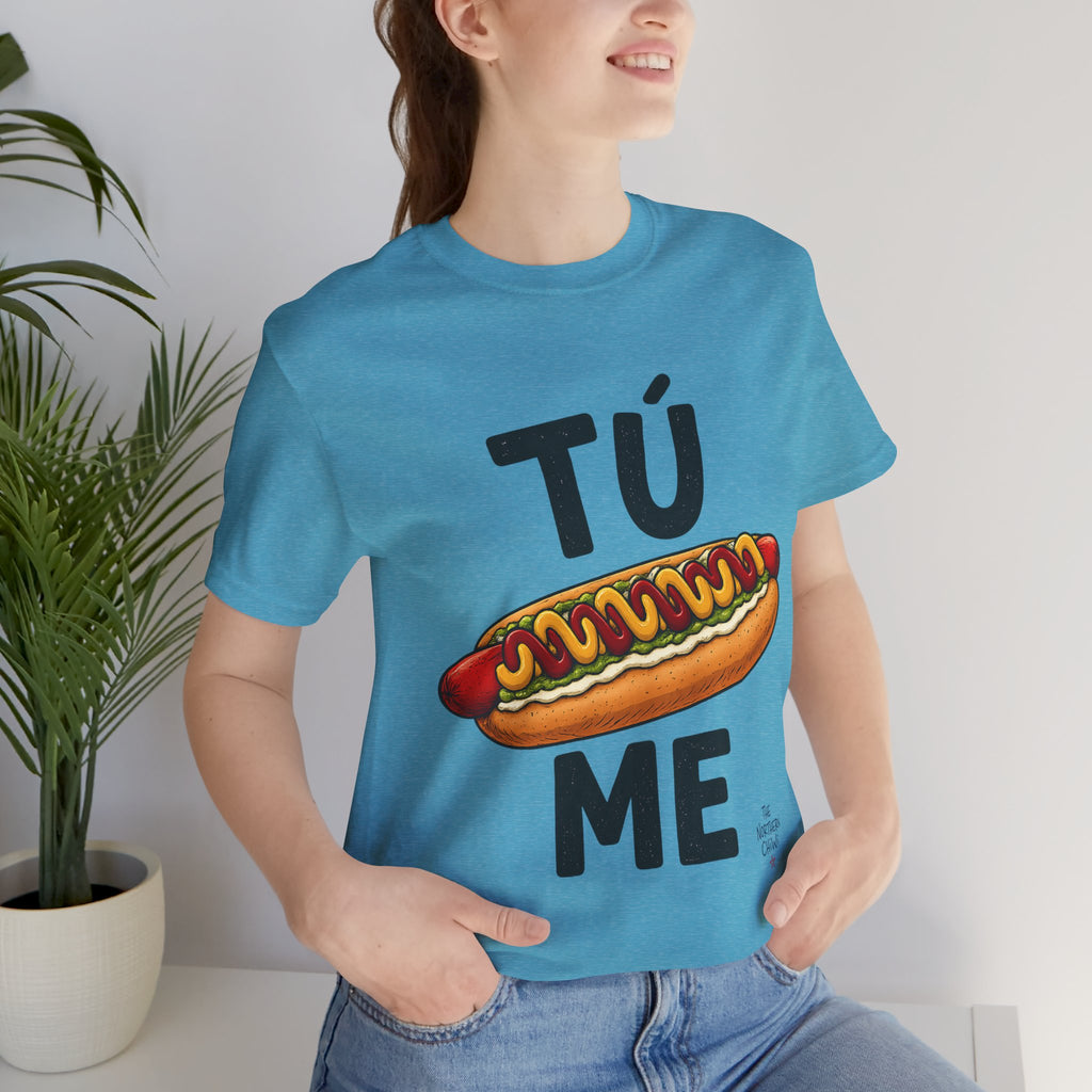 Tu Completo Me T-Shirt | Funny Chilean Food Pun Tee