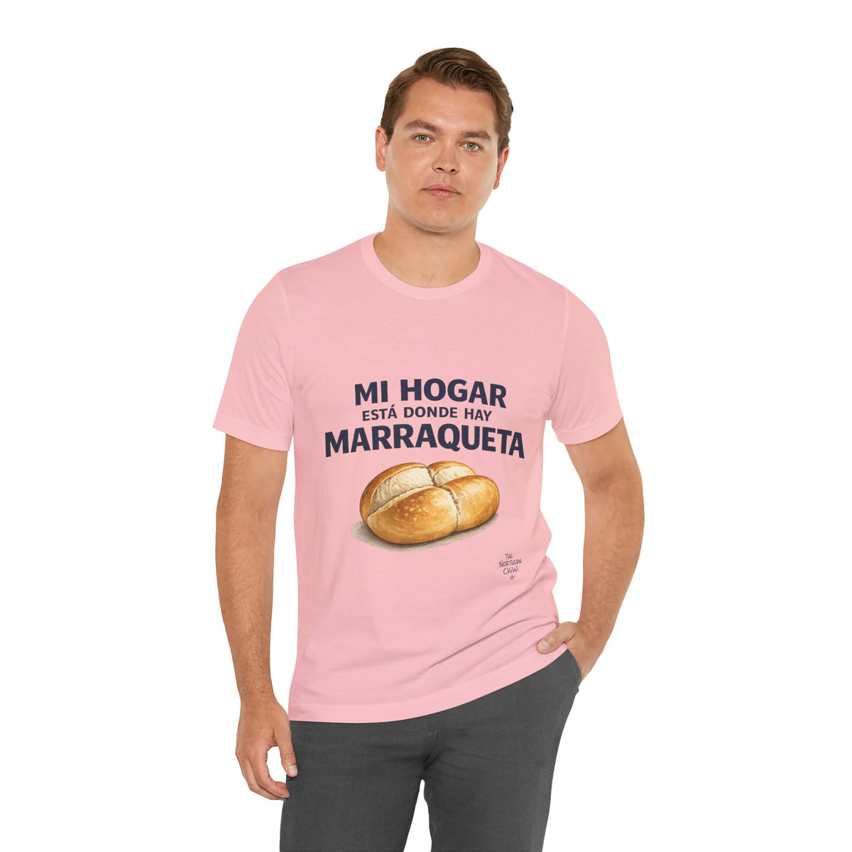 Mi Hogar Está Donde Hay Marraqueta T-Shirt — Chilean Bread Lover Tee