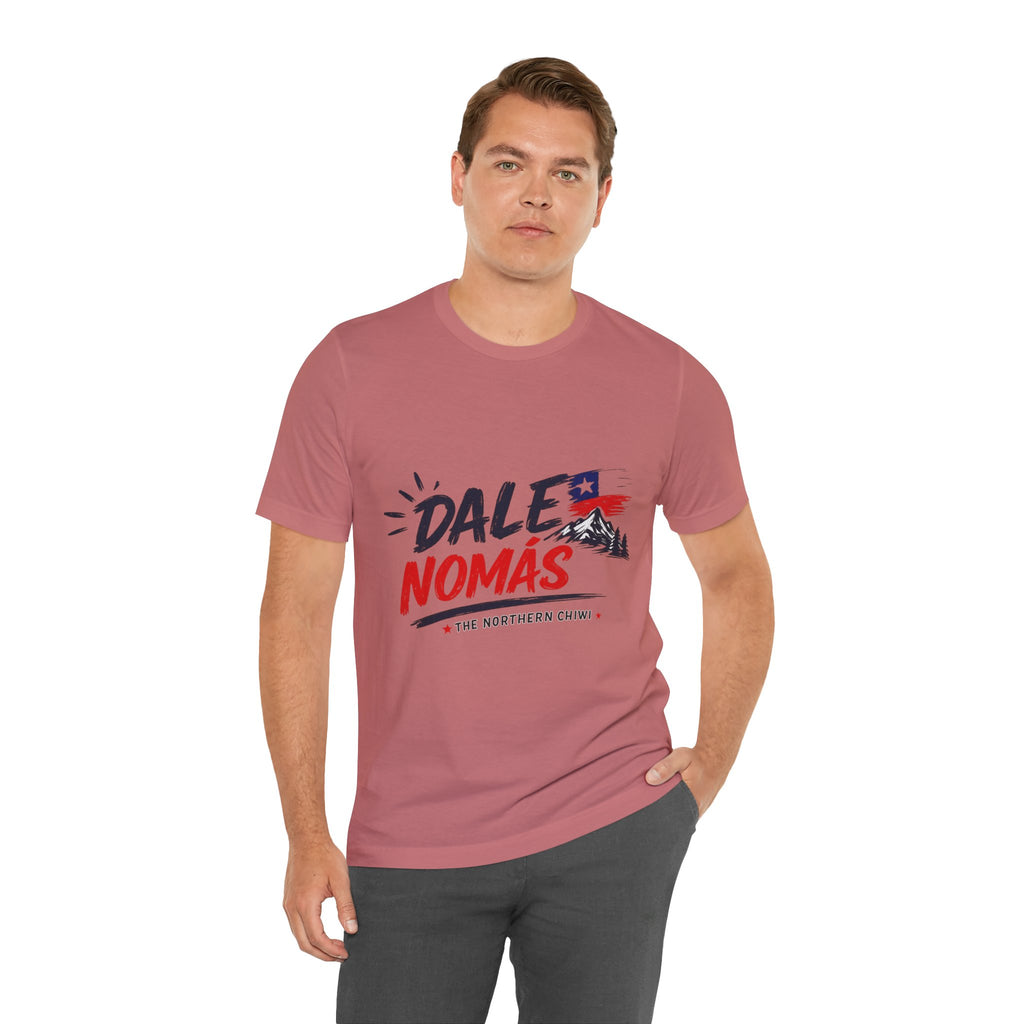 Dale Nomás Graphic Tee – Chilean Flag & Mountain Design