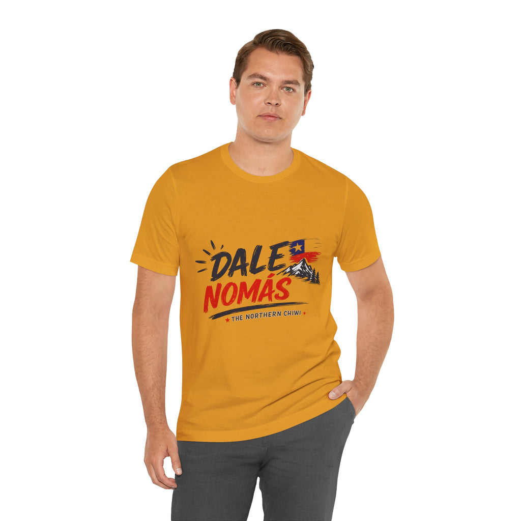 Dale Nomás Graphic Tee – Chilean Flag & Mountain Design