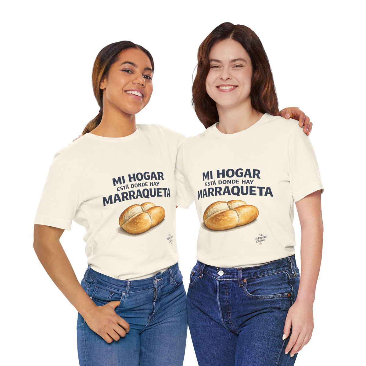 Mi Hogar Está Donde Hay Marraqueta T-Shirt — Chilean Bread Lover Tee