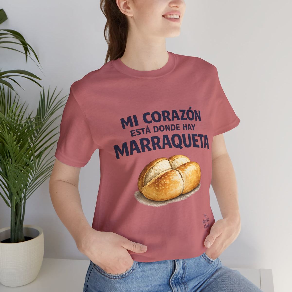 Mi Corazón Está Donde Hay Marraqueta T-Shirt - Chilean Bread Love Tee