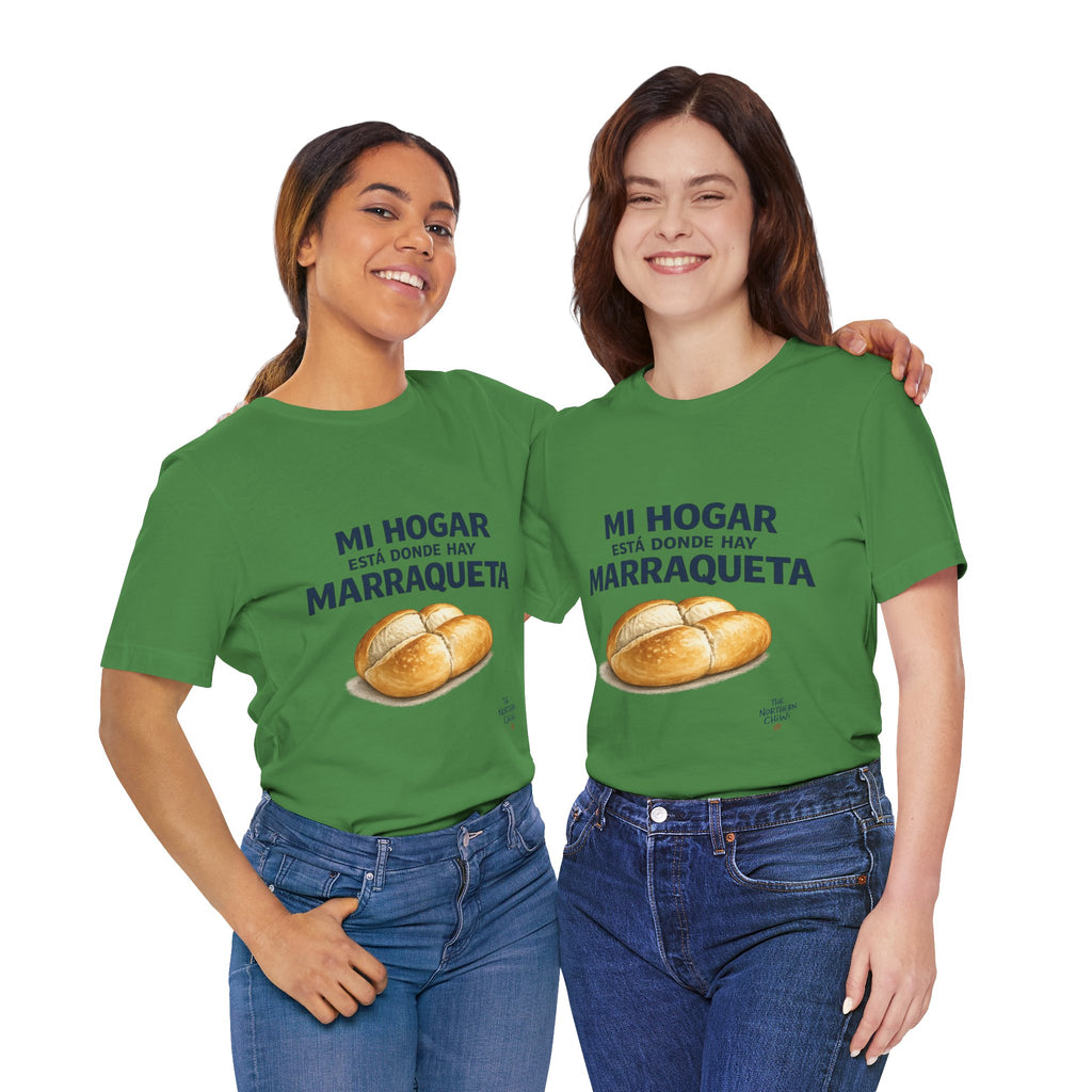 Mi Hogar Está Donde Hay Marraqueta T-Shirt — Chilean Bread Lover Tee