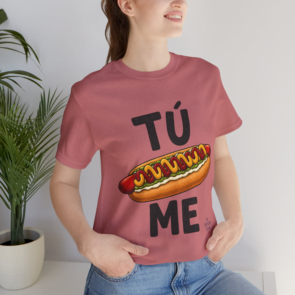 Tu Completo Me T-Shirt | Funny Chilean Food Pun Tee