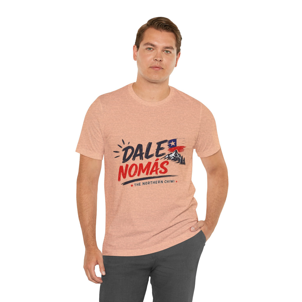 Dale Nomás Graphic Tee – Chilean Flag & Mountain Design
