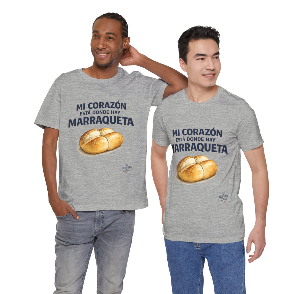 Mi Corazón Está Donde Hay Marraqueta T-Shirt - Chilean Bread Love Tee