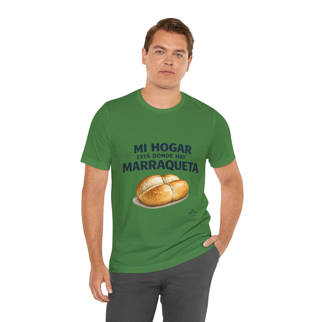 Mi Hogar Está Donde Hay Marraqueta T-Shirt — Chilean Bread Lover Tee