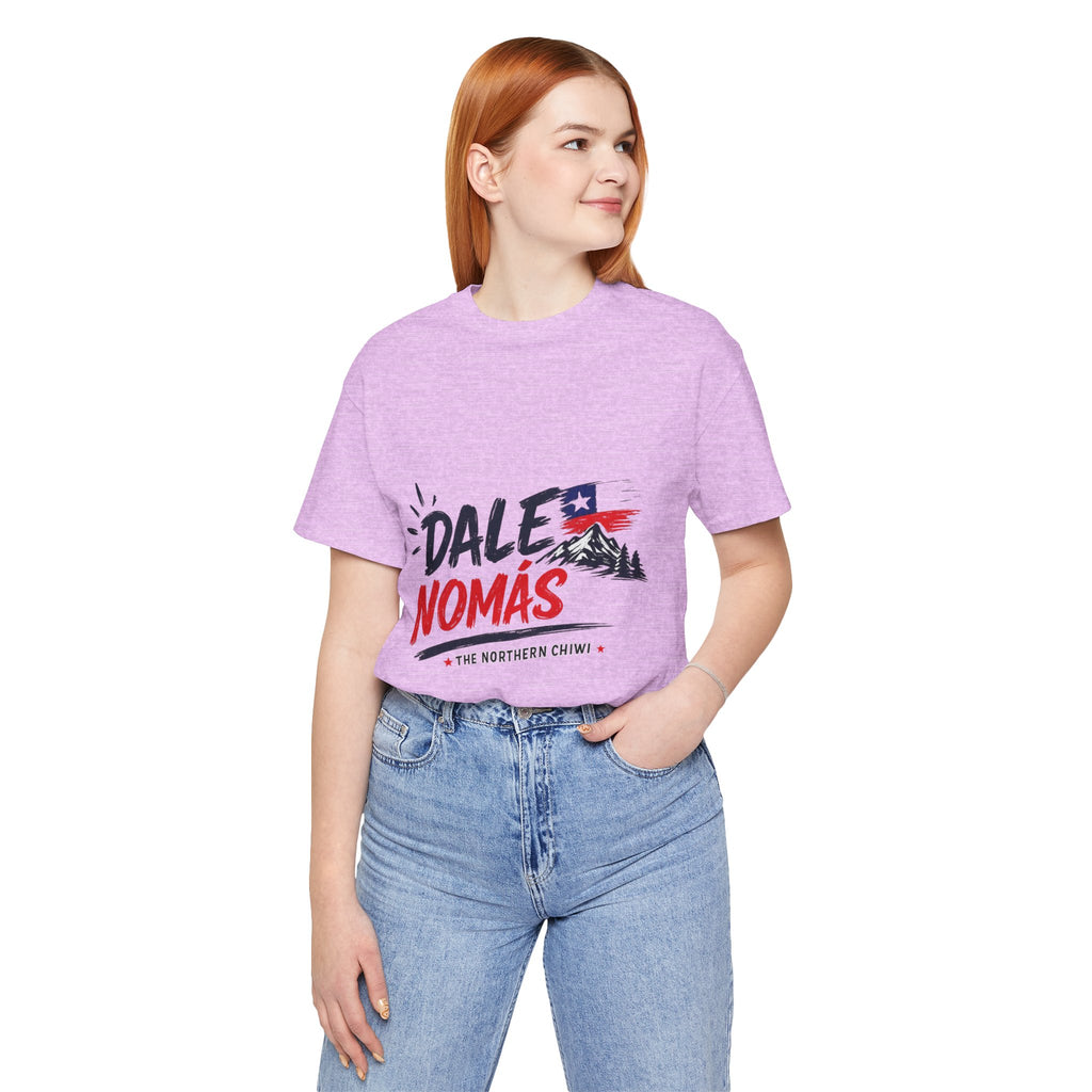 Dale Nomás Graphic Tee – Chilean Flag & Mountain Design