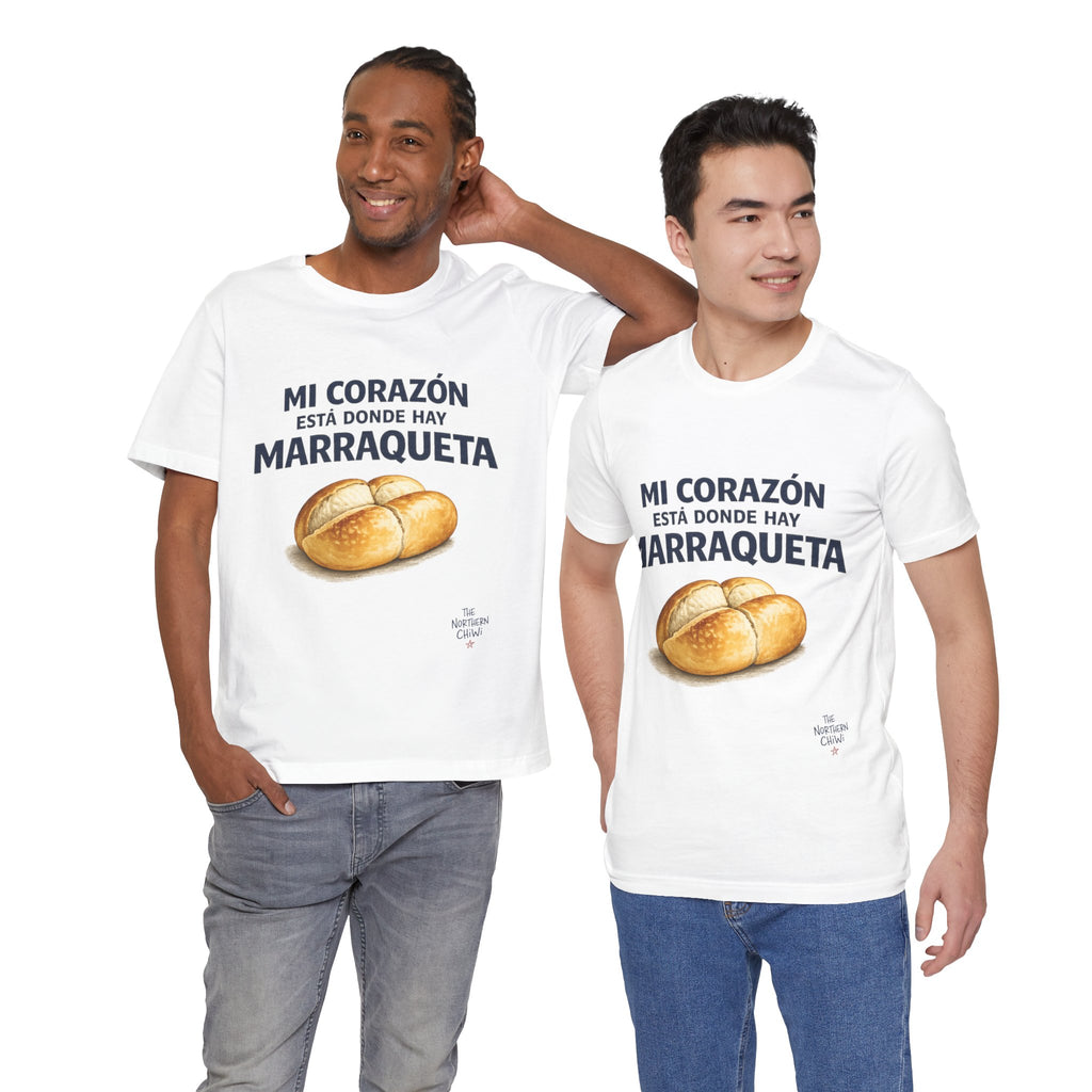 Mi Corazón Está Donde Hay Marraqueta T-Shirt - Chilean Bread Love Tee