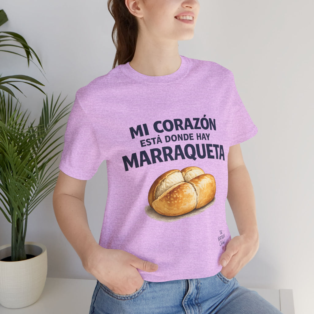Mi Corazón Está Donde Hay Marraqueta T-Shirt - Chilean Bread Love Tee