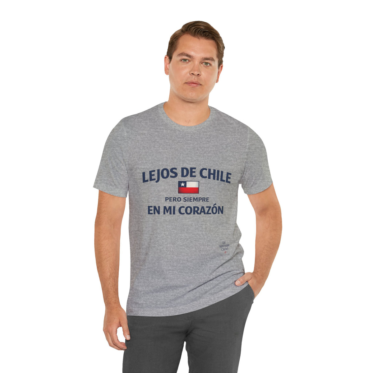 Lejos de Chile Pero Siempre en Mi Corazón T-Shirt - Chilean Expat Tee