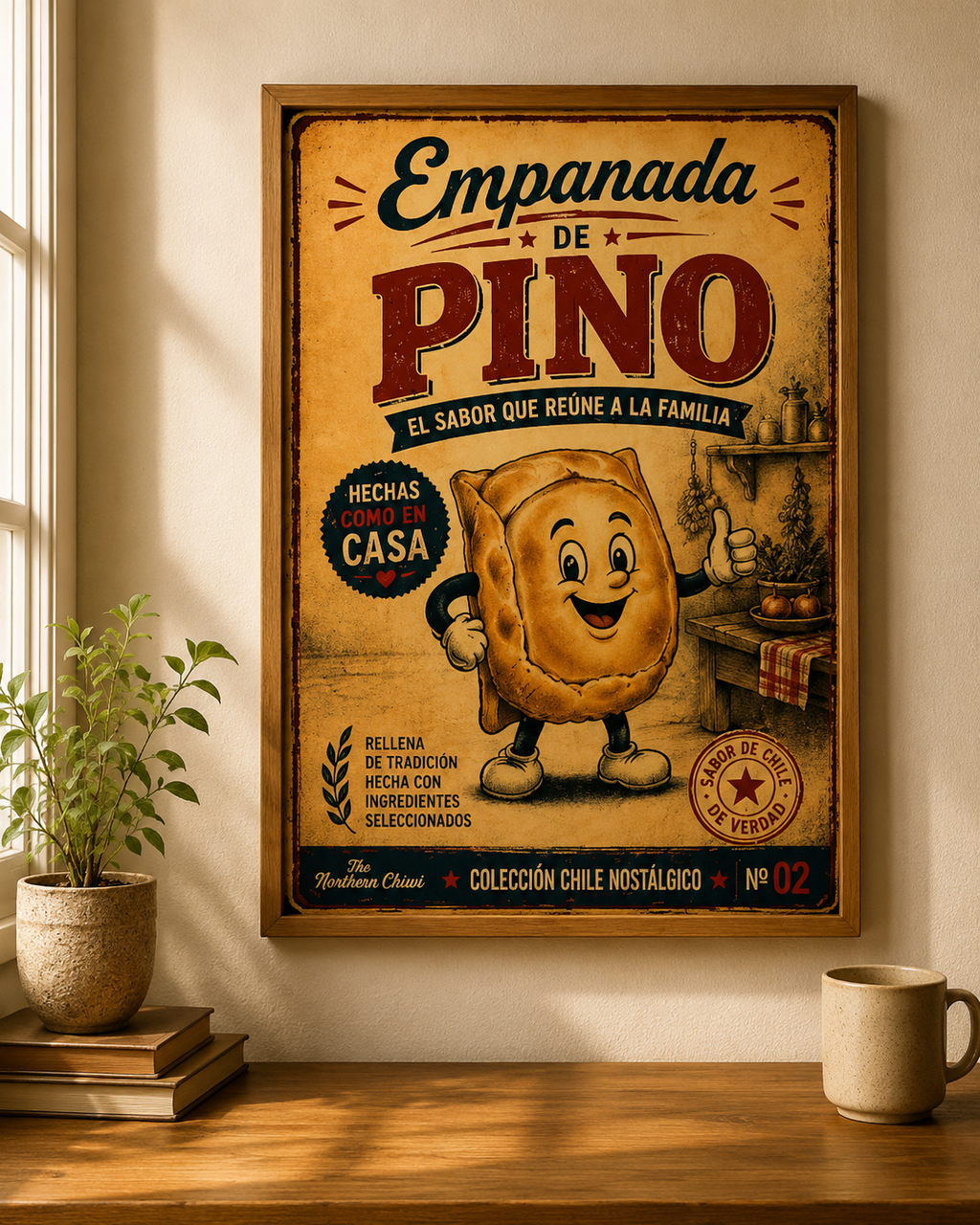 Empanada de Pino — El Sabor que Reúne a la Familia | Digital Art Print #02
