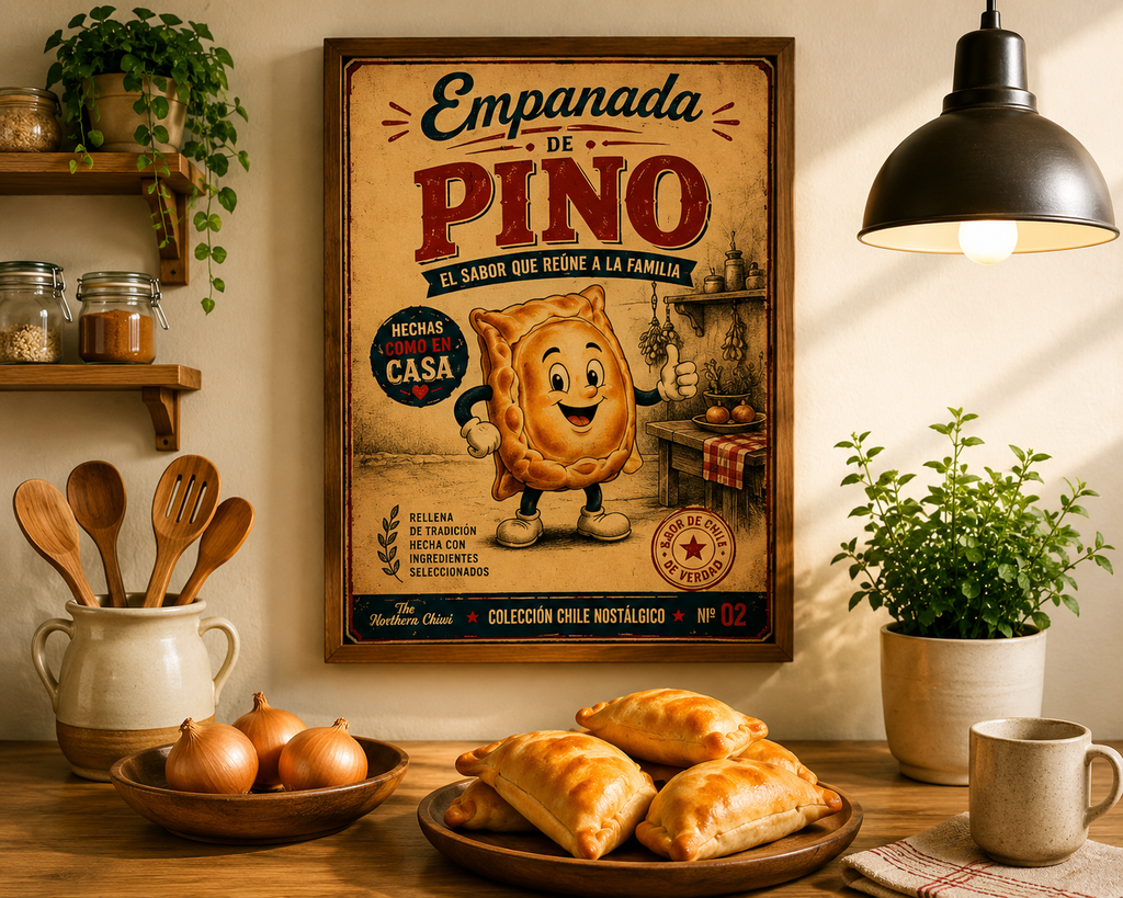 Empanada de Pino — El Sabor que Reúne a la Familia | Digital Art Print #02
